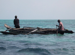 Zanzibar local boat Ngalawa