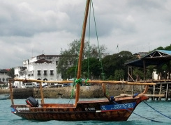 Zanzibar boat ready for guests